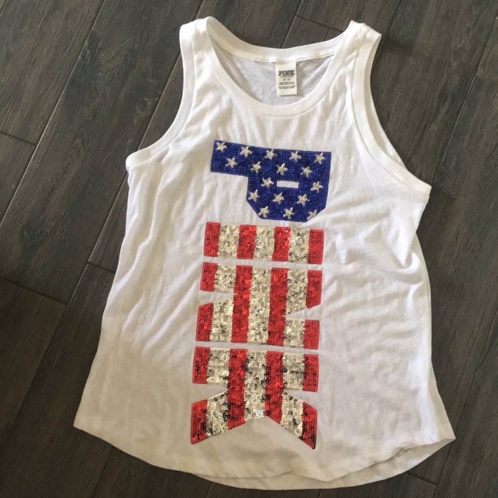 Pink bling tank